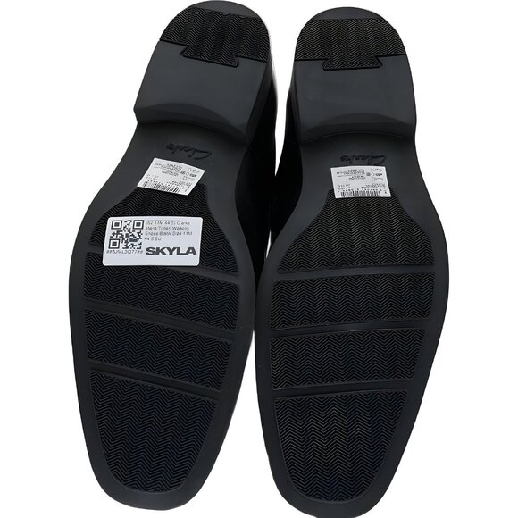 Clarks Classic Black Derby Shoes - Picture 6 of 6